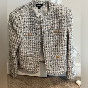 Express tweed blazer